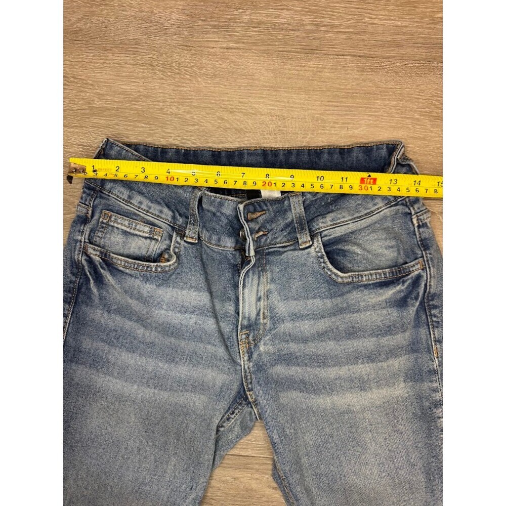 Bootcut Jeans Women’s Size 8 Light Wash Y2K Low Rise Denim - Picture 6 of 7